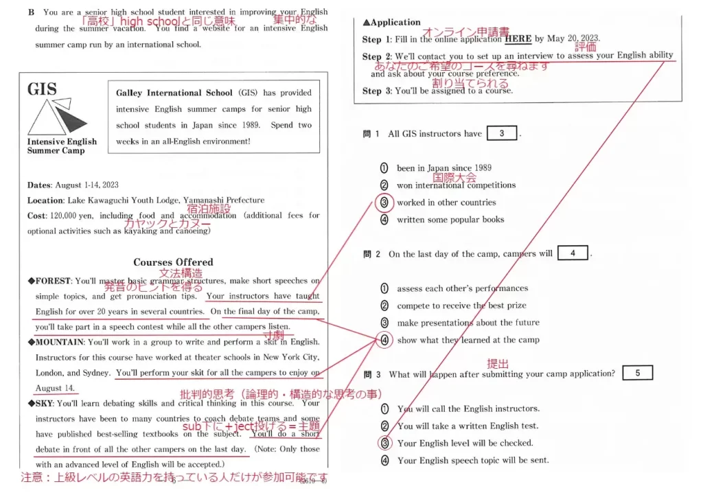 【共通テスト英語】2023年令和5年