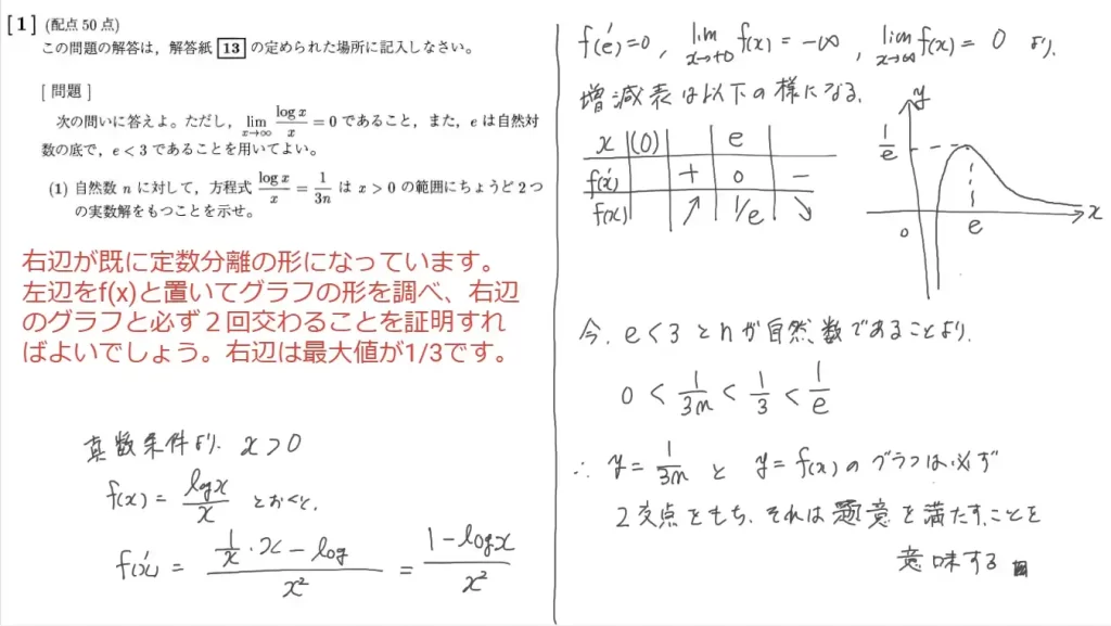 【九州大学】数学2006大問１