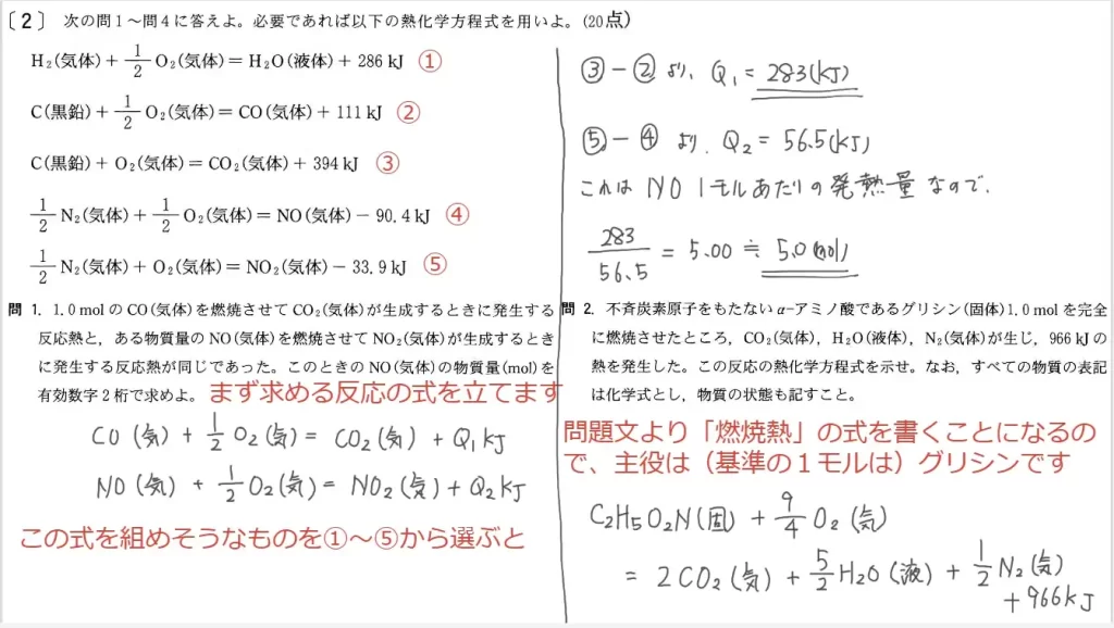 【九州大学】化学2005大問2