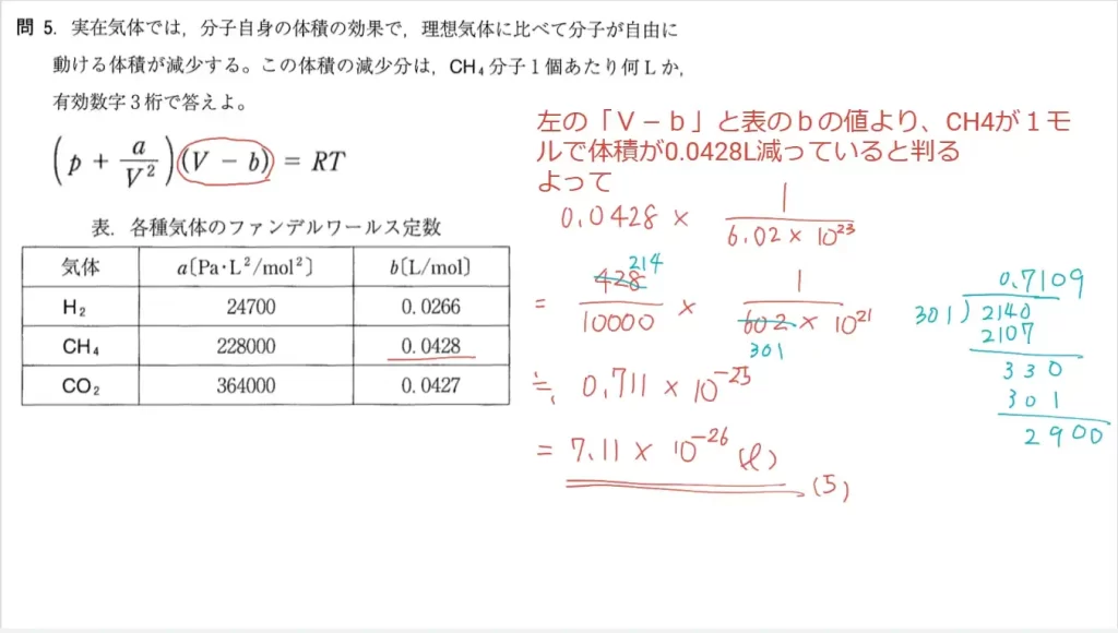 【九州大学】化学2023大問1