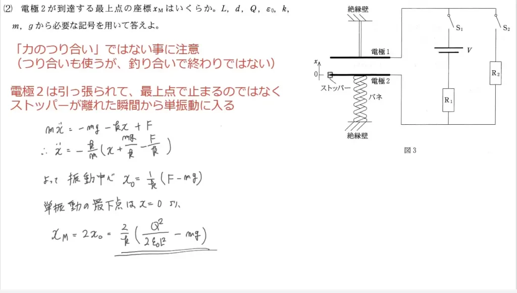 【九州大学】物理2009大問2