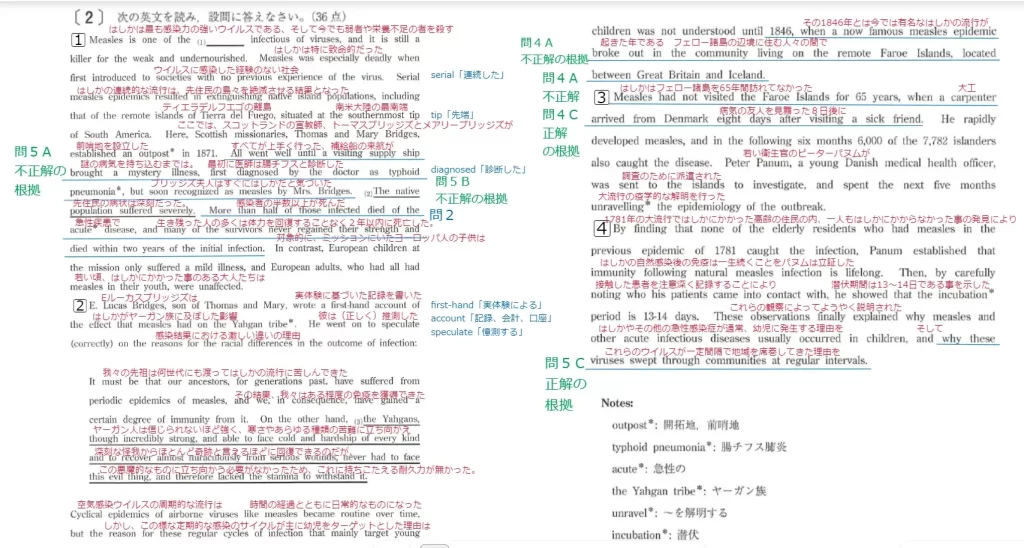 【九州大学】英語2023大問２